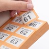 evelay Cloakroom Raffle 1-1000 Tombola Draw Tickets Numbered Orange