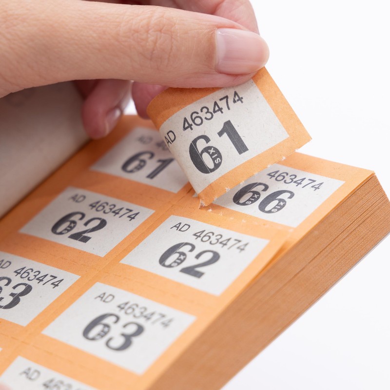 evelay Cloakroom Raffle 1-1000 Tombola Draw Tickets Numbered Orange