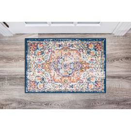 Rugshop Vintage Distressed Bohemian Area Rug 2' x 3' Multi