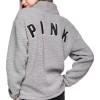 Victoria's Secret NWT VICTORIA'S SECRET PINK SHERPA BOYFRIEND SHARK GRAY