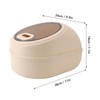 Rice Storage Container Airtight 11lb Damp Proof High Temperature Resistant