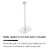 Flexson Floor Stand for Sonos Era 100 Speaker (White, Single)