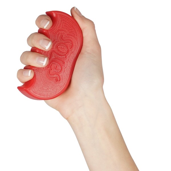Soles Hand and Finger Strength and Rehabilitation Toy Red (Hard) (SLS521R)