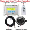 SZMWKJ Electronic Single/Dual Axis LCD Solar Panel Tracking Tracker Track