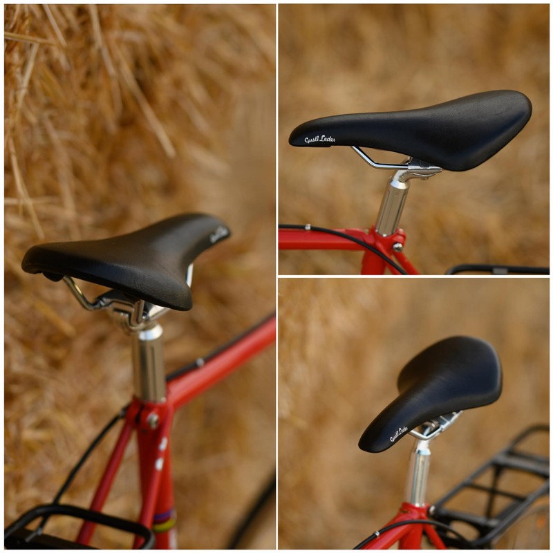 Gusti Anton P. Genuine Leather Bicycle Saddle Leather Saddle Sport