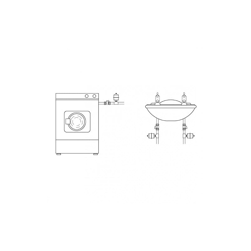 Altecnic Reflex Stop Noisy Pipes for Baths Taps Basins Toilets