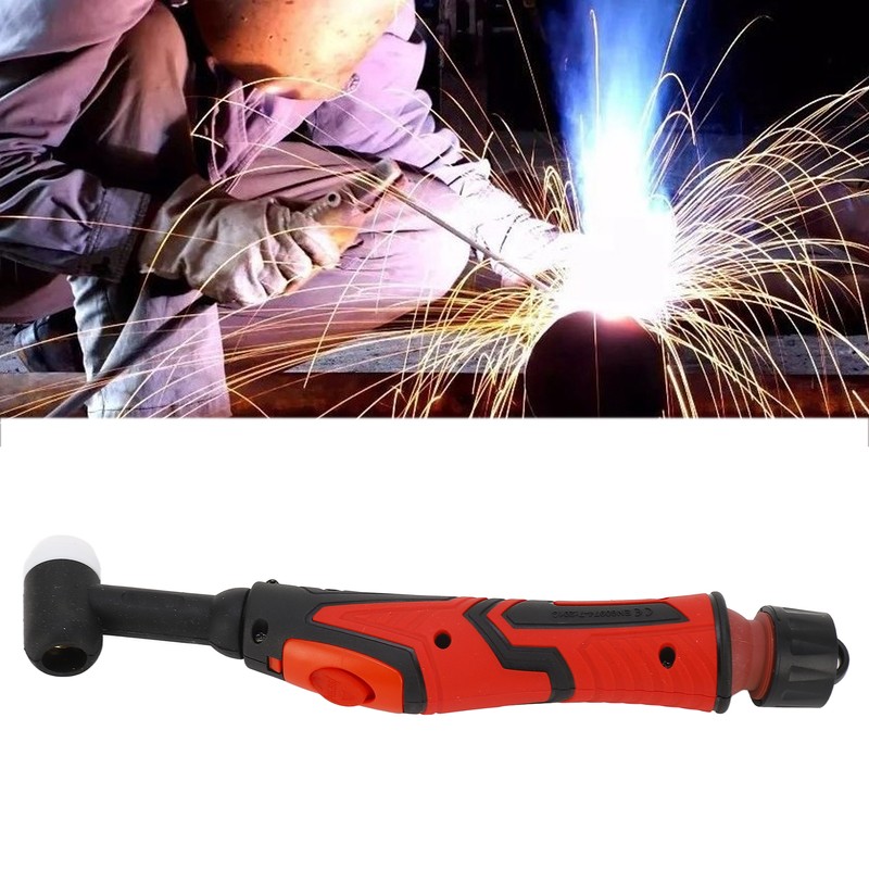TIG Welding Torch Head with Valve 360° Rotating End Handle