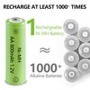 JINTION AA Rechargeable Batteries, Double A 800mAh High Capacity 1.2V