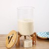 Xuthusman Capacity Airtight Glass Dry Food Storage Container Cereal Rice
