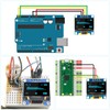 APKLVSR 3 x 0.96 Inch OLED Display I2C 128 x