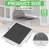 Hortsun 18 Pack Range Hood Filter 8.75 x 10.5 Inch