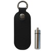 FUWAMORI Cremation Capsule Leather Cover Ashes Pendant Protective Case Key