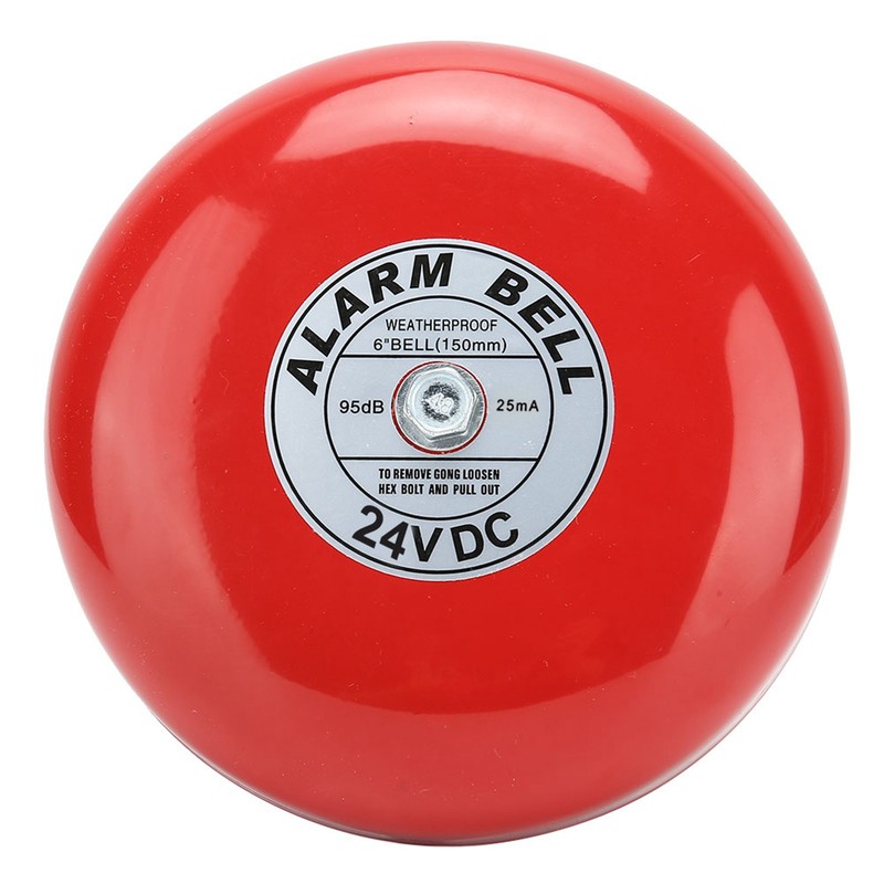 6 Inches Carbon Steel Internal Strike Type Electric Bell 95db
