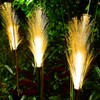 Solar Reed Garden Lights Waterproof LED Garden Stake Lights Decorative
