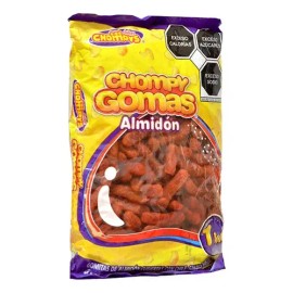 Chompys Gomas Gusanitos Enchilados 1kg Dulce Botana Fiesta