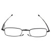 Foster Grant Microvision Folding Reader +2.50 Magnetic Case Retractable Temples