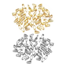 FFDHWU 400 Pieces Of Pendant Buckles, Necklace Buckles, Jewelry Diy Materials, Jewelry Making Accessories, Necklace Pendant Connecting Buckles, Diy Craft Production