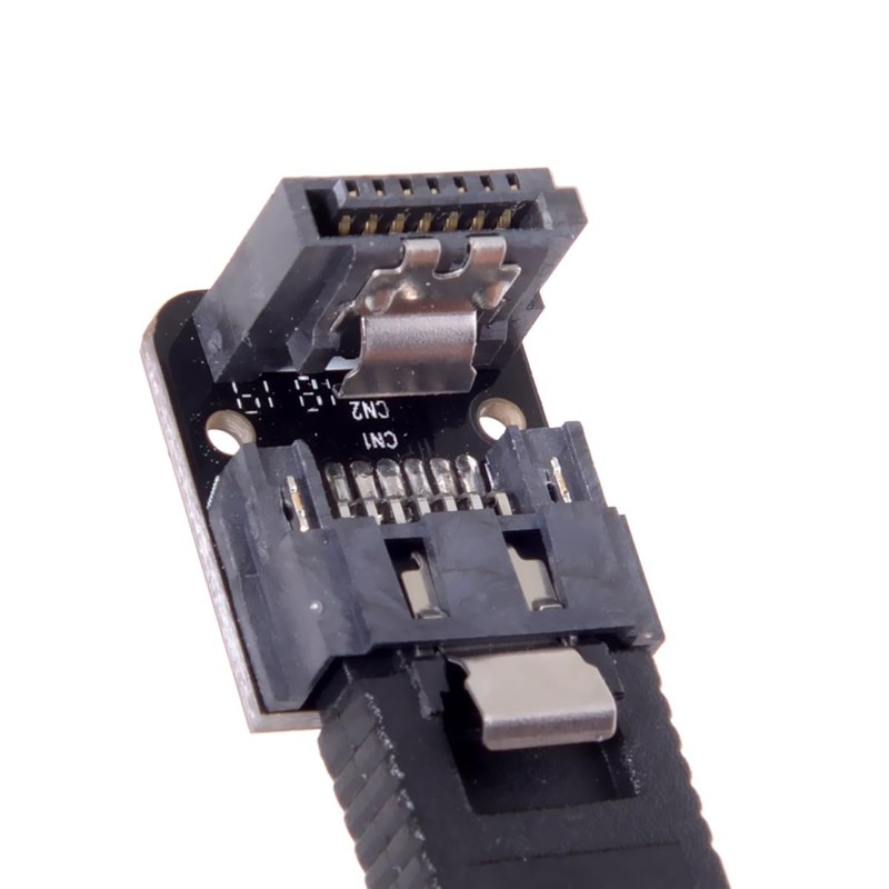 CY Adapter 2pcs/lot SATA 7Pin Male to SATA 7pin Female