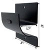 Comphic Heavy-Duty Ladder Hanger-Wall Mount Ladder Hooks for Ladder Storage-Wheelbarrow