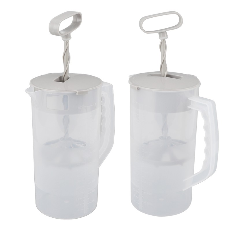 2000ML Manual Juice Extractor Blender Clear Scale Tight Lid Manual