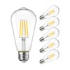 LVWIT ST21 LED Filament Bulb 7W(60 Watt Equivalent) Dimmable 2700K