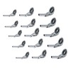 YFFSFDC Top Guides 15pcs Rod Guide Stainless Steel Fishing Rod