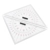 Acrylic Marine Triangle Clear Isosceles Triangle Ruler, Chart Drawing Triangle