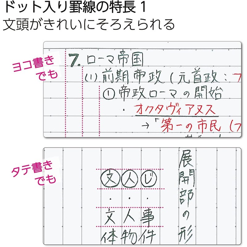 Kokuyo kyanpasuno-tosemi B5 (dot Ruled) A ruled Purple 5 X