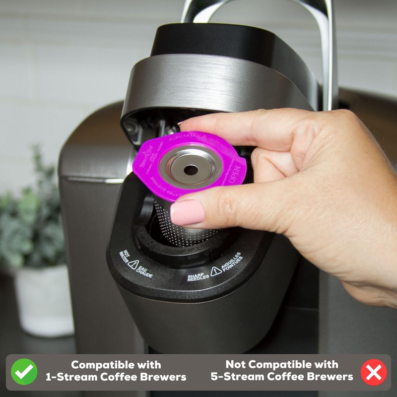 Cafe Flow Stainless Steel Reusable Metal Coffee Pod Refillable Filter