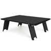 Outplea Small Folding Camping Table, Mini Low Portable Beach Tables,