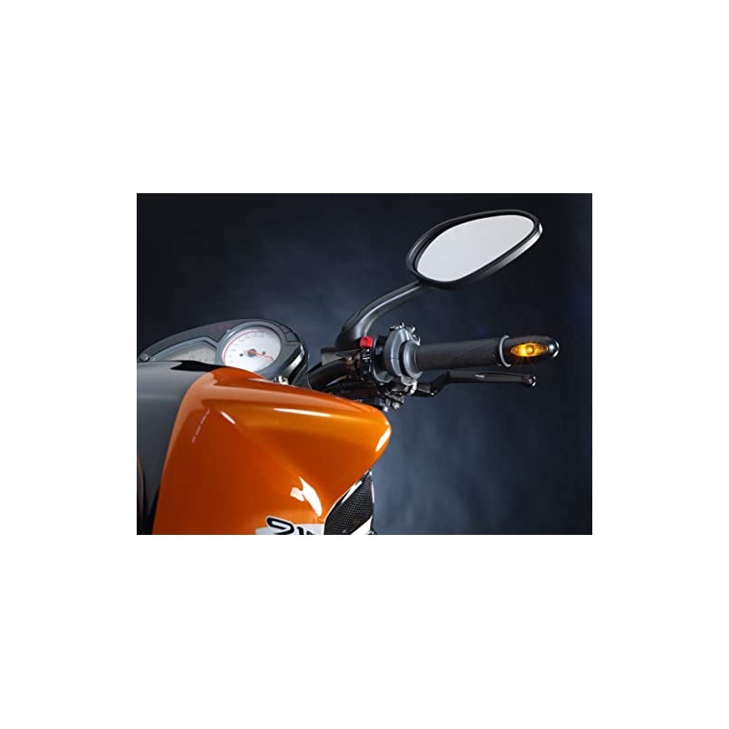 Kellermann Motorrad Blinker E geprüft BL 1000 LED Lenkerendenblinker schwarz,