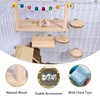 Chinchilla Wood Ledges Hamster Stand Platform Small Animal Climbing Toys