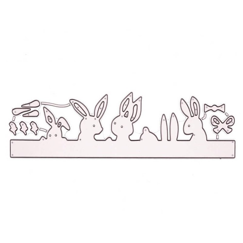 Stanzenshop Rabbit Embellishments Easter Easter Bows Spring Pet Cutting Dies