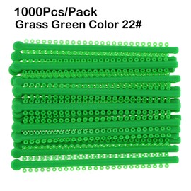 Dental Orthodontic Ligature Ties Elastic Rubber Bands (L-Grass Green-22#)
