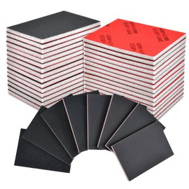 Worldity 56 Pcs 4 x 2.7 Inch 180-2500 Grit Sanding Sponge Set, Ultra Fine Sanding Sponges, Wet Dry Sandpaper Compatible with Hand Sanding, Reusable Sanding Block for Wood Drywall Metal Polishing