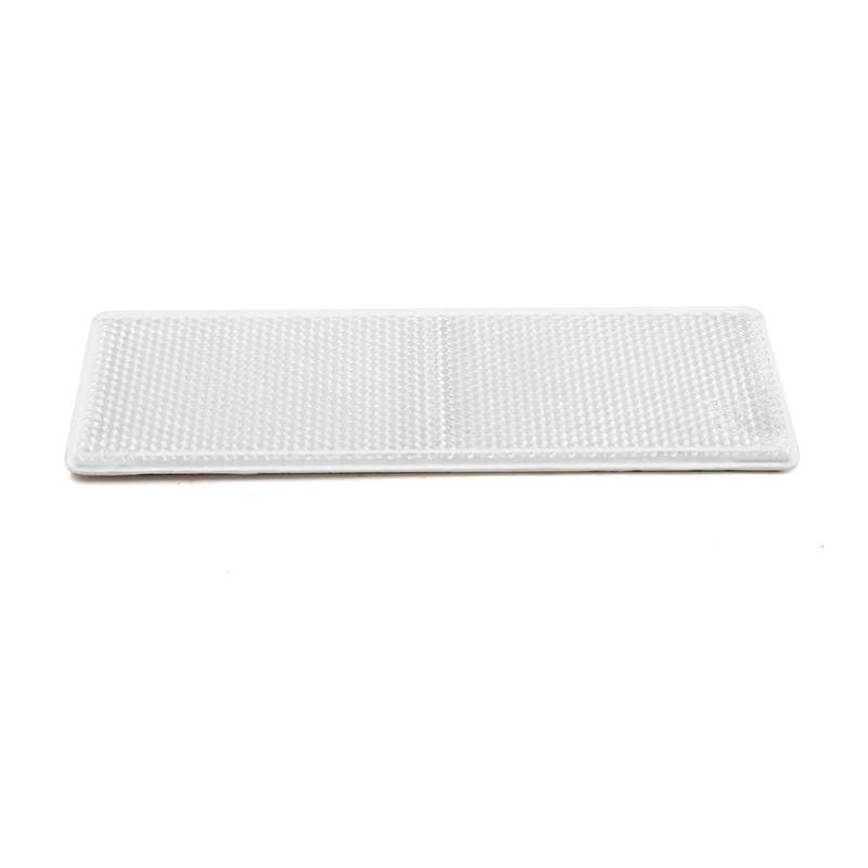 uxcell 2pcs White Plastic Reflective Plate Adhesive Reflector Universal 145mm