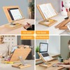 Nsdmakdt Book Stand 360 Degree, Adjustable Book Holder with 360°