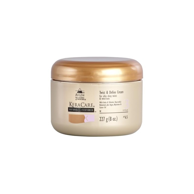 KeraCare Natural Textures Twist and Define Cream 8 oz -