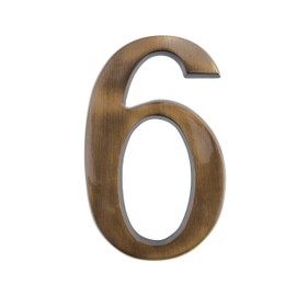 HUBER House Number 6/9 Brass 20 cm I House Numbers for House & Door I House Number XL I House Number Signs in Elegant Brass 3D Design, House Number