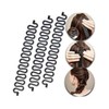 2 x schwarze Haarflechtwerkzeug-Roller, Haar-Dreh-Styling-Zubehör für Frauen, einfache und Styling-Werkzeuge,