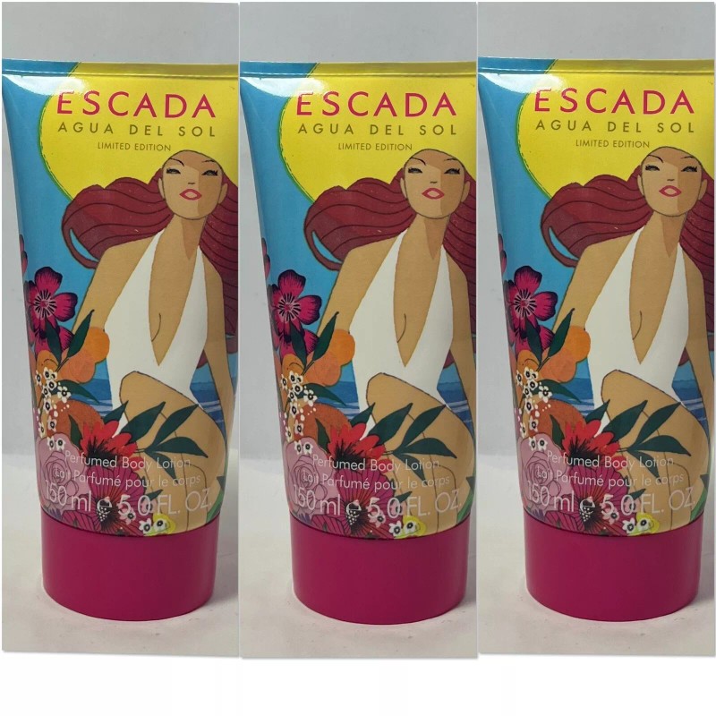 ESCADA 3 Escada Agua Del Sol Limited Edition Perfumed Body