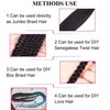 Pre-stretched Braiding Hair Easy Braid Professional Itch Free Ombre Synthetic