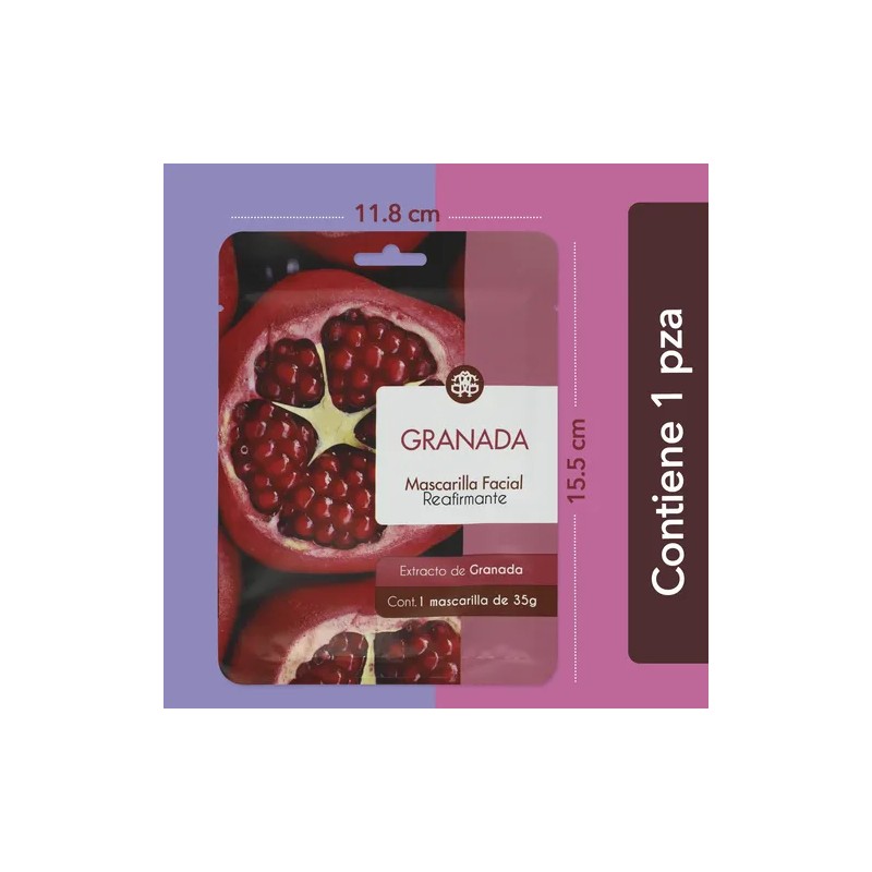 Set 10 Mascarilla Facial Frutal Hidratante Cuidado Piel