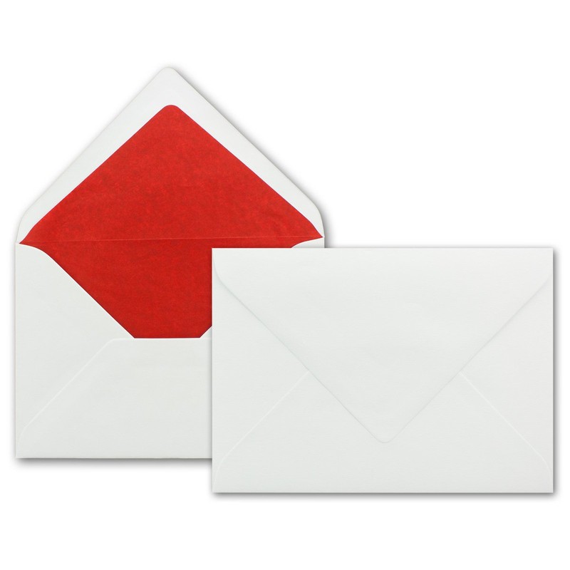 25 Folding Card Sets – Red – 12 x 17