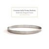 Decora 0064035 Round Perforated Stainless Steel Baking Frame Diameter 20
