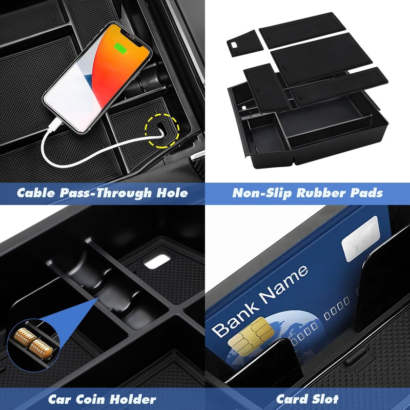 1797 Center Console Organizer fit for Ford F150 F-150 Accessories