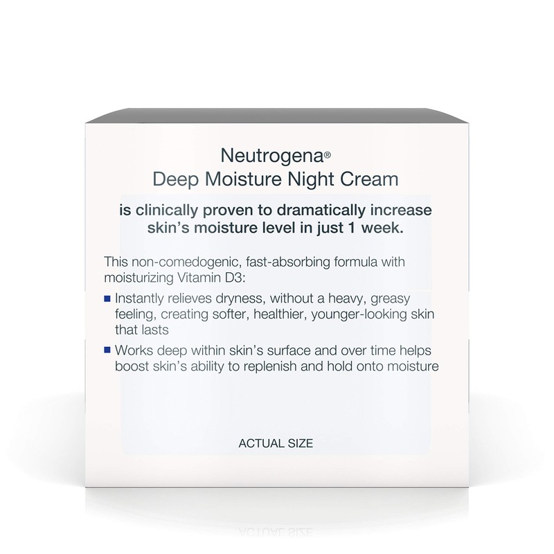 Neutrogena Deep Moisture Night, 2.25 Ounce