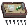 SPARES2GO Automatic 6 Button Clock Timer for Rangemaster Oven Cooker