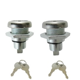 2 Pack Tool Box Locks with Keys - Replacement for Flush Mounted T Handle Tool Box - Secure and Convenient - Fits Ute - 5/8 Inch Lock Cylinder - Durable and Reliable - Easy Installation