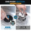 BOTEMY 3-1/2 inch Pop Up Kitchen Sink Drain Strainer Assembly